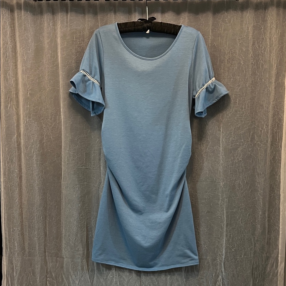 Pinkblush Sky Blue Knit Top